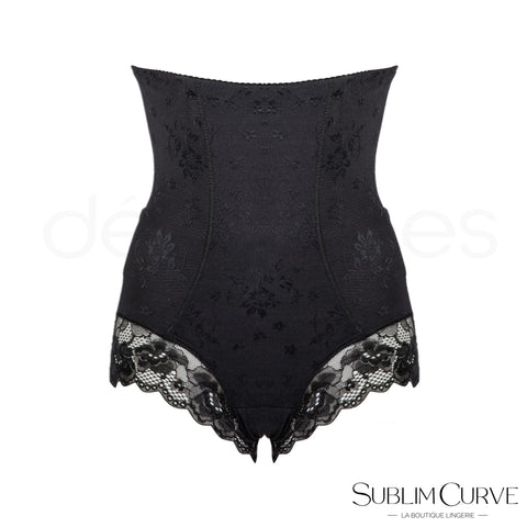 gaine amincissante-gaine ventre plat-sublim curve-noir-face-avant