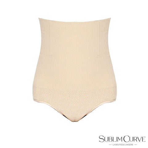 culotte gainante-culotte gaine-culotte ventre plat-culotte amincissante-simple curve-beige