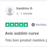 Avis cliente Sandrine sur la boutique Sublim Curve