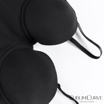 Body Gainant Noir Sublim-soutient gorge-effet galbant