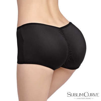 Culotte rembourrée Noir Sublim Curve - zoom fesses de 3 quart dos