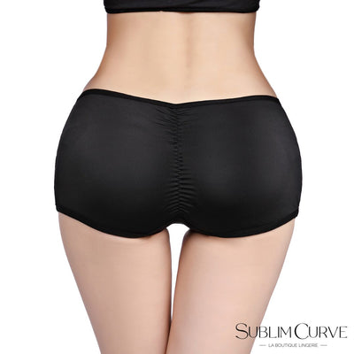Culotte rembourrée Noir Sublim Curve - zoom fesses de dos