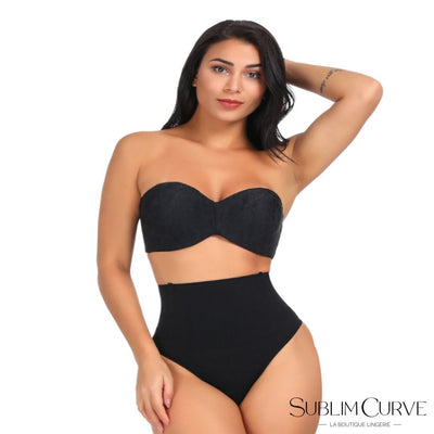 string gainant-string amincissant-gaine string-noir